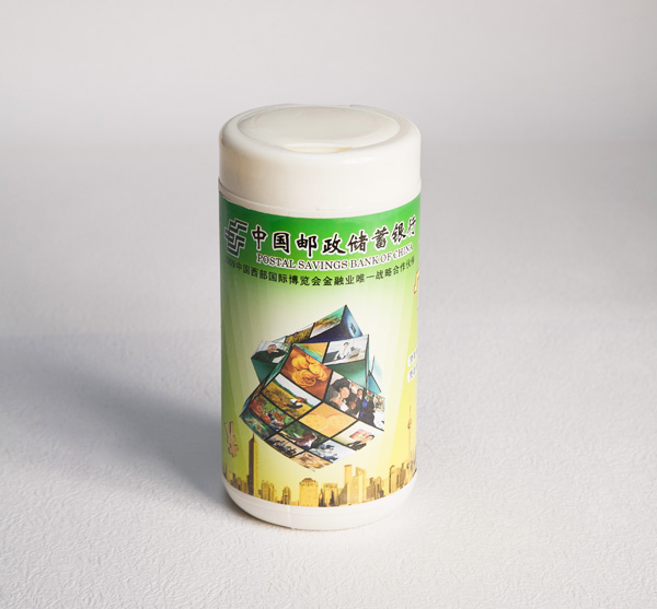 邮政银行桶装湿巾定制