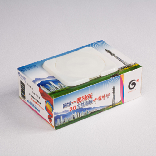 中国移动3G盒装抽取湿巾定制